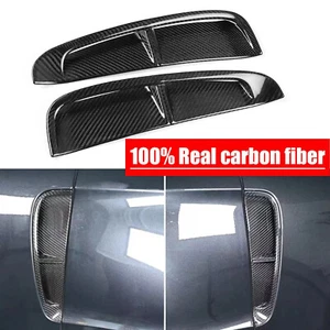 Real Carbon Fiber Side Fender Air Vent Cover Trim For Porsche Panamera 971 17-23 - Picture 1 of 17