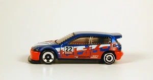 Hot Wheels Honda Civic Custom "Civic 22" Blue No Package - Picture 1 of 3