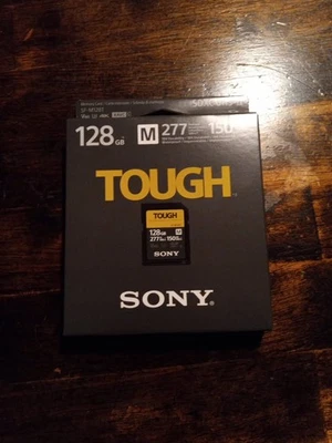 Sony 128GB SF-M Series High Speed Tough SD Card BRAND NEW SEALED - Image 1 of 2