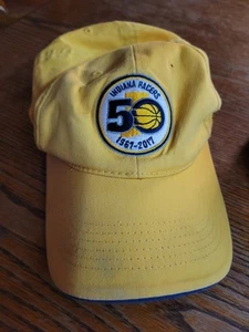 Gorra de béisbol amarilla Indiana Pacers 50 aniversario - Imagen 1 de 4