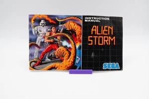 Alien Storm Manual | Sega Mega Drive | PAL | Original Instruction Booklet - Picture 1 of 2