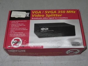 Tripp Lite 2 PORT VGA/SVGA VIDEO SPLITTER B114-002-R - Picture 1 of 5