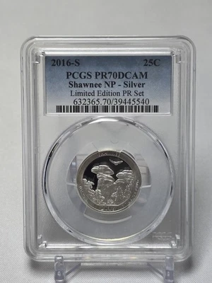 2016 S PR70 Washington Quarter Shawnee; Limited Edition Silver Proof Set - Image 1 of 2