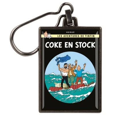 Porte-clés en métal Les Aventures de Tintin (Coke en Stock) - Image 1 of 2