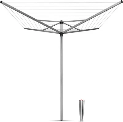 Outdoor Clothesline Carbon Steel 131 ft Rotating Folding Drying Rack - Image 1 of 4
