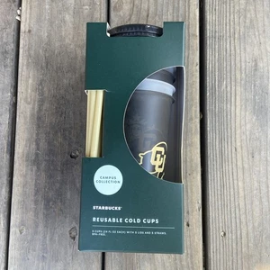 NUOVE TAZZE CALDE RIUTILIZZABILI STARBUCKS CU UNIVERSITY OF COLORADO COLLEZIONE CAMPUS 2022 - Foto 1 di 3