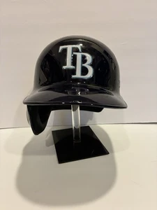 #73 Game Used Size 7 1/4 LH Tampa Bay Rays Rawlings Pro Comp S100 Batting Helmet - Picture 1 of 9