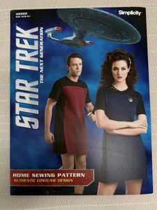 Simplicity Pattern 100001 XS XL Star Trek Next Generation Skant Costume Cosplay - Picture 1 of 3