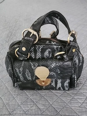  Handbag Paris Hilton Navy faux snakeskin print  - Image 1 of 4