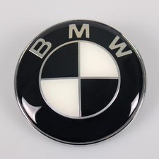 Bonnet Badge Emblem FITS BMW 82 mm E30 E36 E46 E60 3 5 7 X Series black/white