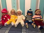 5 Sets Of Dolls Clothes  Lovely Home Hand Knitted For Dolls 24   Various Styles