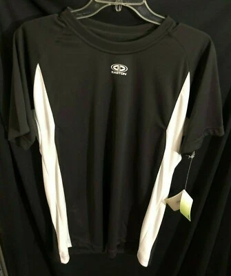 Camisa Easton Skinz Bambú Hockey Manga Corta - Negra, Varias Tallas *NUEVA* Foto 1 de 4