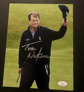 Tom Watson Selten! handsigniertes signed PGA Golf Legende 8x10 Foto JSA Spence coa - Bild 1 von 1