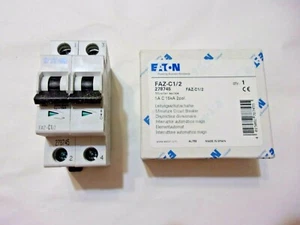 Interruttore elettrico EATON FAZ-C1/2 278745 1A C15kA 2 poli miniatura - Foto 1 di 9