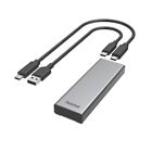 Hama USB-Festplattengehäuse M.2 SATA & NVMe SSD-Festplatten LED-Funktionsanzeige