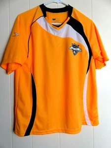 Score Gilbert Youth Soccer Association Womens Shirt Yellow 100% Polyester Sz LG - Picture 1 of 7