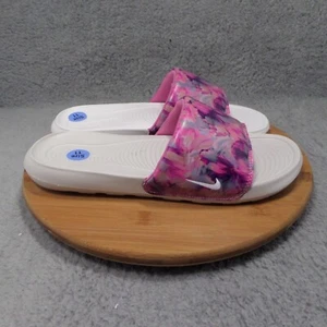 Nike Victori One Slides Woman's Size 11 Pink and Gray Sandals DZ6249-600 - Picture 1 of 9