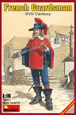 MINI ART French Guardsman Xvii Century Scala 1/16 Rif. 16011 - Immagine 1 di 4