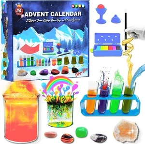 Christmas Vacation Advent Calendar 2024 for Kids Ages 6+, 24-Day Countdown Chris - Picture 1 of 9
