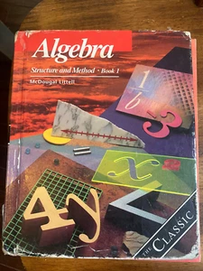 Algebra: Structure and Method, Book 1 Richard G. Brown - Picture 1 of 1
