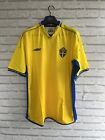 Sweden Mens Football Shirt Umbro XL Home Kit Svenska Fotbollstrja 2004 2005