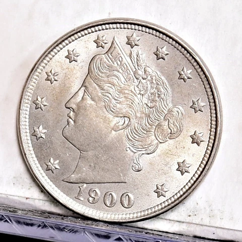 1900 Liberty Nickel - Unc Details, Light Environmental Issues (49270-L) Cover