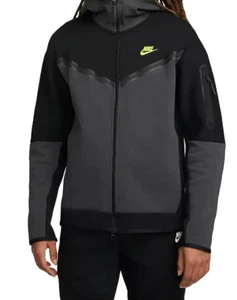 NIKE TECH FLEECE Felpa con cappuccio e zip intera Windrunner Uomo Taglia XL - Foto 1 di 6