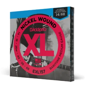 D'Addario EXL157 Baritone 14-68 Electric Guitar Strings - Picture 1 of 14