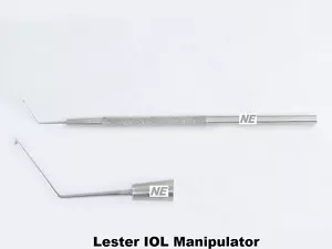 stainless steel lester IOL manipulator multi directional ophthalmic forceps eye - Picture 1 of 6