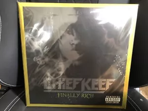 LIMITED CHIEF KEEF FINALLY RICH IVC EDITION DOUBLE BLACK GOLD & WHITE VINYL - Picture 1 of 5