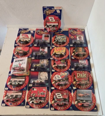 Lot Of 20+ Winner’s Circle 1/64 Die Cast Cars ALL DALE EARNHARDT JR. Cards Hoods - Image 1 of 4