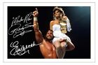 RANDY SAVAGE & MISS ELIZABETH Signed Autograph PHOTO Print WWE WRESTLING 