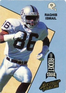 1993 ACTION-PACKED Raghib Rocket Ismail RAIDERS Notre Dame FIGHTING-IRISH - Photo 1 sur 1