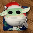 Ensemble oreillers de Noël mandalorien et couverture de voyage Yoda 45x55”
