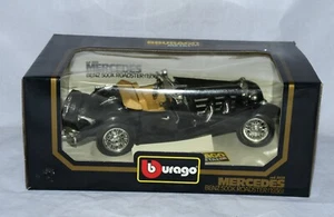 Burago BBurago 1936 Mercedes Benz 500K Roadster Car 1/20 Diecast #3020 Black MIB - Picture 1 of 5
