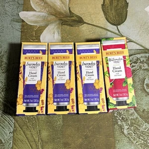 Burt's Bees Shea Butter Lavender And Honey Hand Cream - 1oz NIB Lot 4 Pc. - Picture 1 of 4