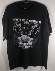 Super Bowl 48 XLVIII 2014 Seattle vs. Denver Herren XL grau T-Shirt kurzarm - Bild 1 von 6