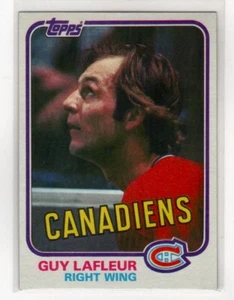 1981 Topps #19 Guy Lafleur Hockey Card HOF - Picture 1 of 2
