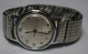 Vintage Timex Waterproof CHR Plated Bezel Men's Watch - Picture 1 of 8