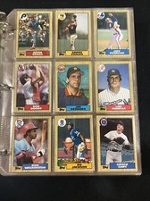 1987 TOPPS BASEBALL SET MINT Mark McGwire, Barry Bonds, Bo Jackson, Larkin RC *1