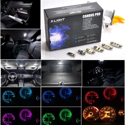 LED Cluster + Full Interior Dome Climate light Kit for Subaru Forester 1998-2000 - Image 1 of 2