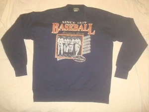 Felpa vintage American Eagle baseball stampa marina grande made in USA - Foto 1 di 5