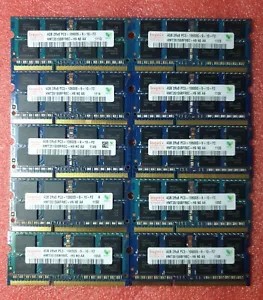 HYNIX Job Lot 10x4GB DDR3 PC3-10600S 1333MHz SODIMM Laptop RAM Memory 204pin - Picture 1 of 1