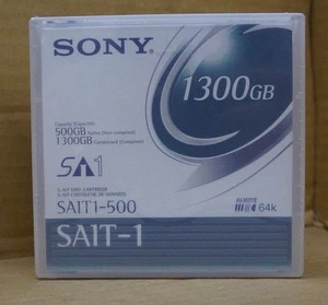 NEW SEALED Sony SAIT1-500 500/1300GB Data Tape Cartridge - Picture 1 of 3