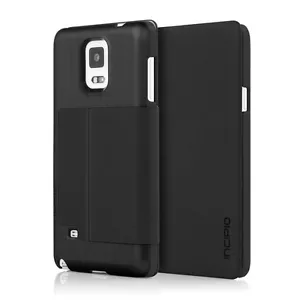 Incipio Highland Thin Premium Folio Case for Samsung Galaxy Note 4 - Black - Picture 1 of 5