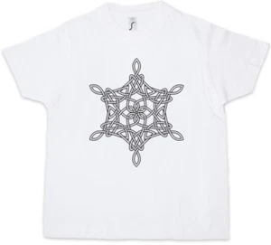 CELTIC KNOT LOGO SIGN XVI Kids Boys T-Shirt Odin Loki Walhalla Odhin Cross Thor - Picture 1 of 1