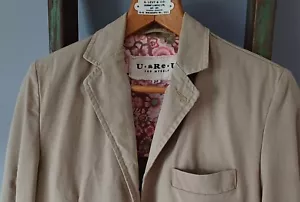 Baumwolle Herren Jacke Beige Größe 38 Medium Von U Are U - Bild 1 von 6