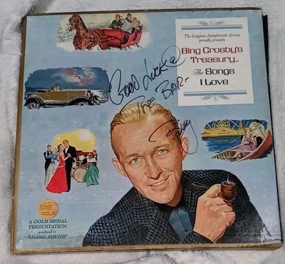 Longines Symphonette Bing Crosby's Treasury The Songs I Love AUTOGRAPHED SET - Image 1 of 4