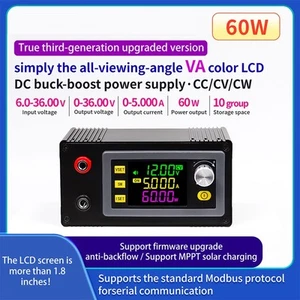 Variable Voltage Regulator Solar Charging Module with LCD Display for Labs - Zdjęcie 1 z 10