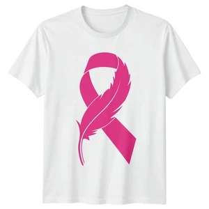 Pink Ribbon Breast Cancer Awareness Unisex T-Shirt Herren Tee Damen Oberteil - Bild 1 von 11